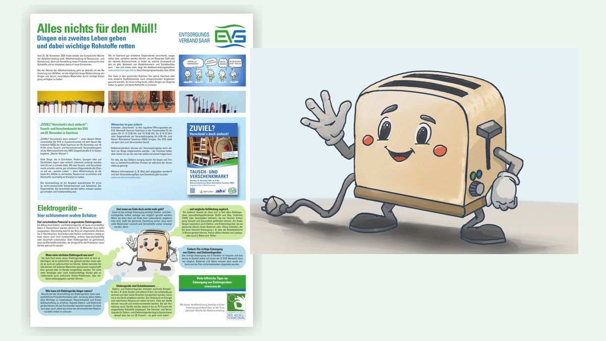 EVS Right to Repair Recycling-Kampagne 2025